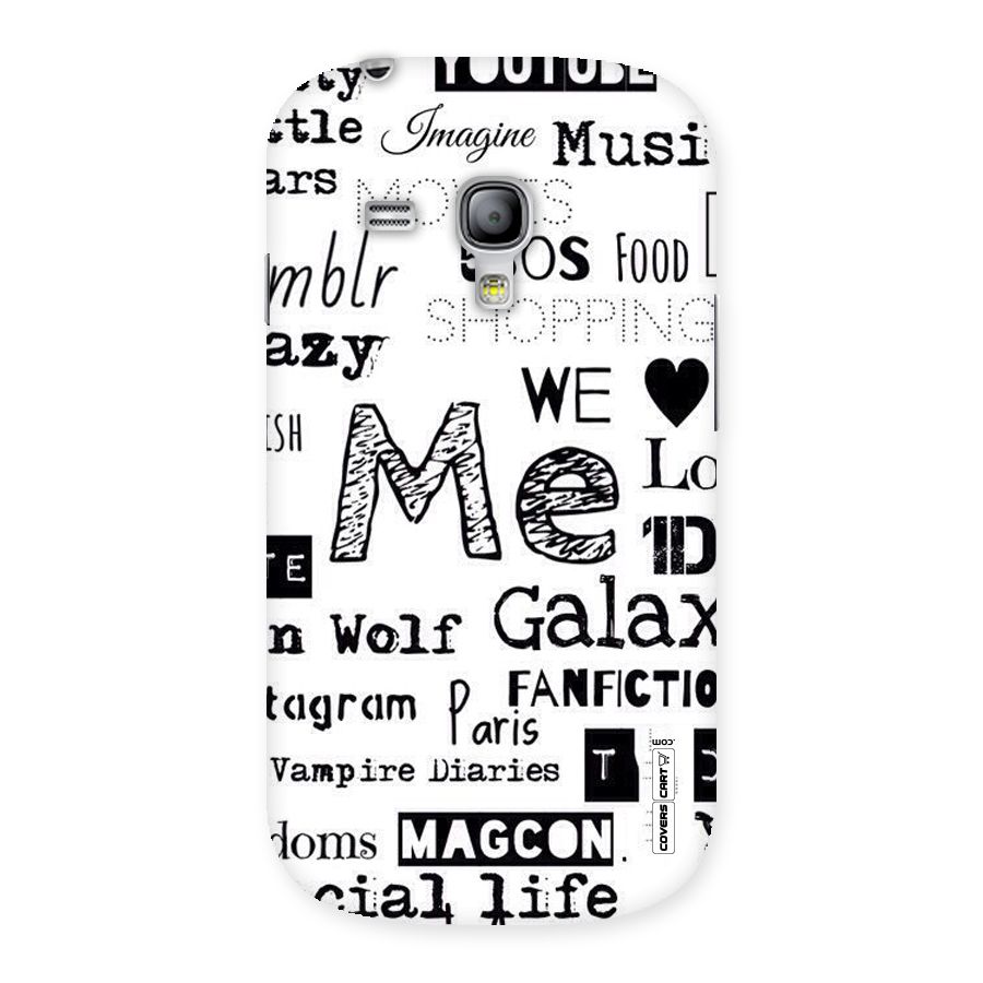 Love Things Back Case for Galaxy S3 Mini