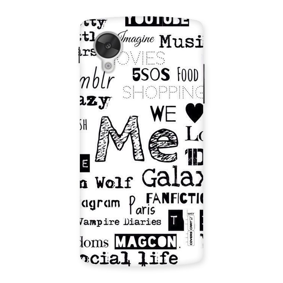 Love Things Back Case for Google Nexsus 5