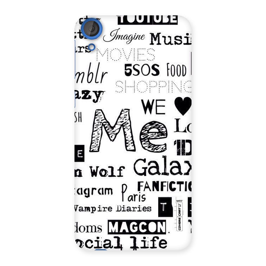 Love Things Back Case for HTC Desire 820