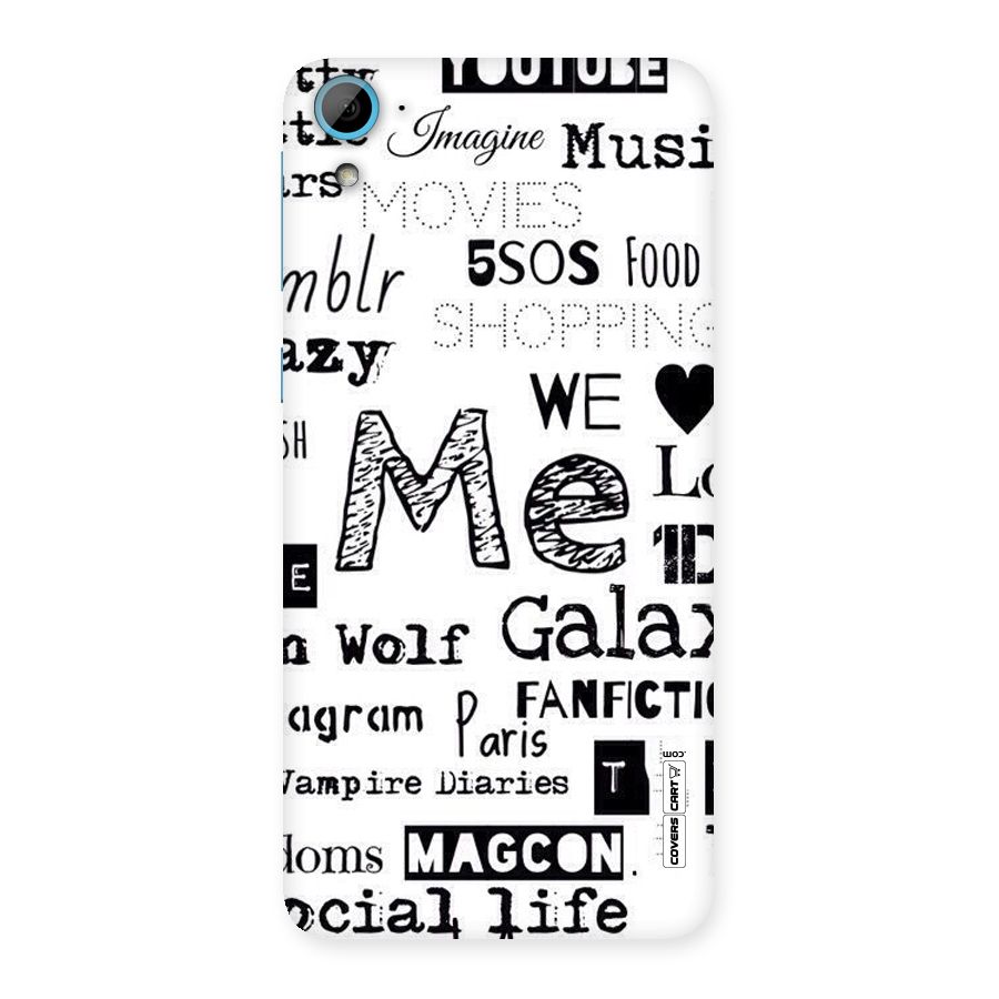 Love Things Back Case for HTC Desire 826