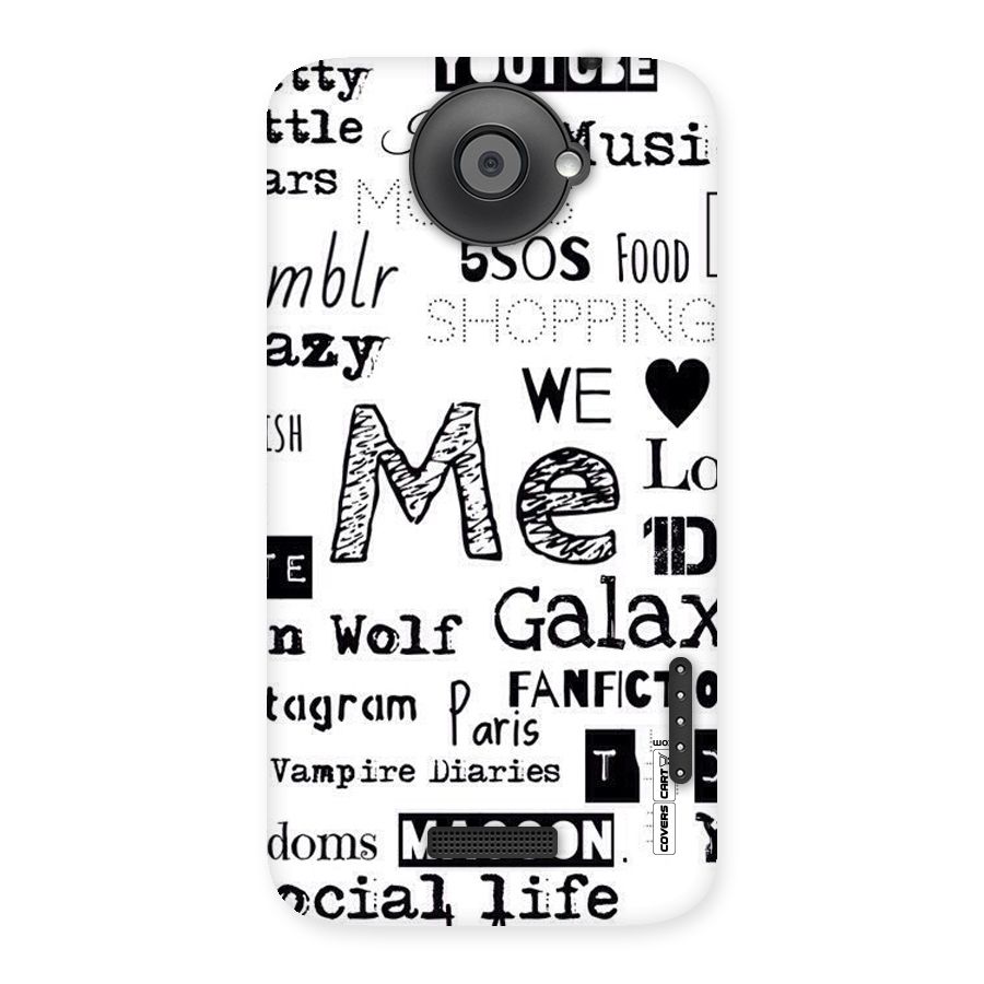 Love Things Back Case for HTC One X