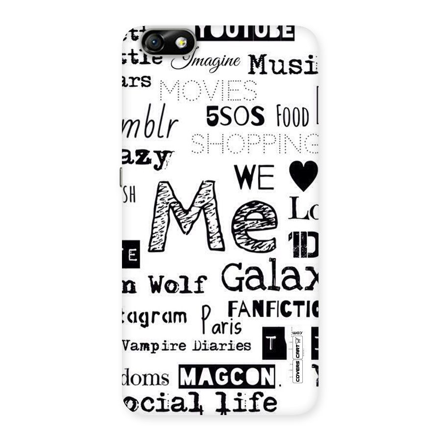 Love Things Back Case for Honor 4X