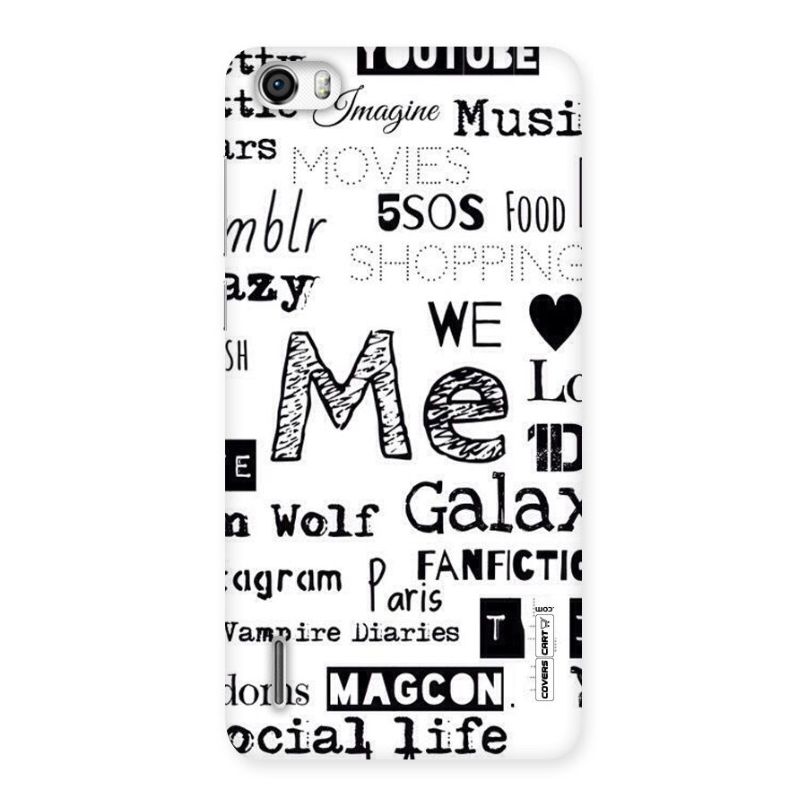 Love Things Back Case for Honor 6