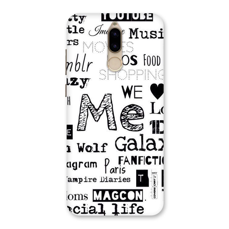 Love Things Back Case for Honor 9i