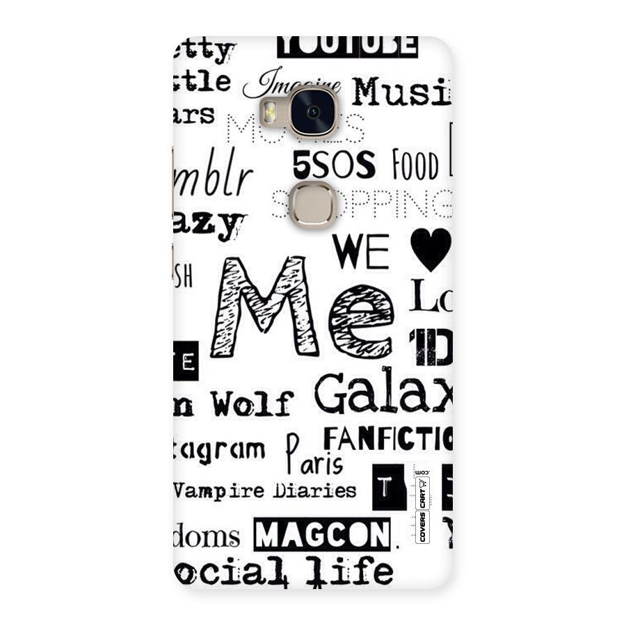 Love Things Back Case for Huawei Honor 5X
