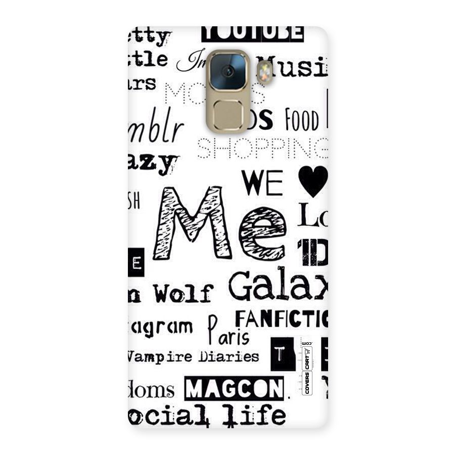 Love Things Back Case for Huawei Honor 7