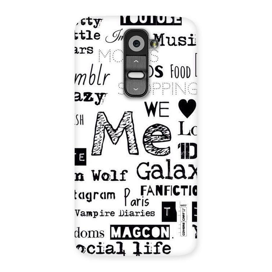 Love Things Back Case for LG G2