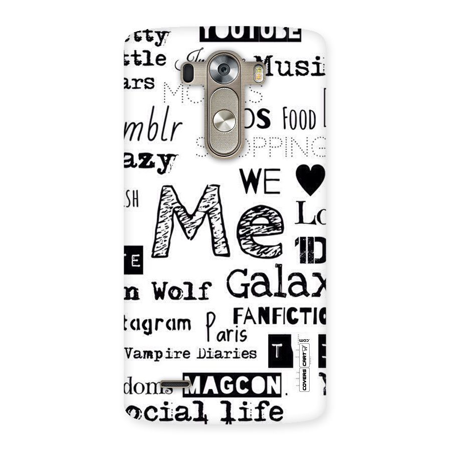 Love Things Back Case for LG G3