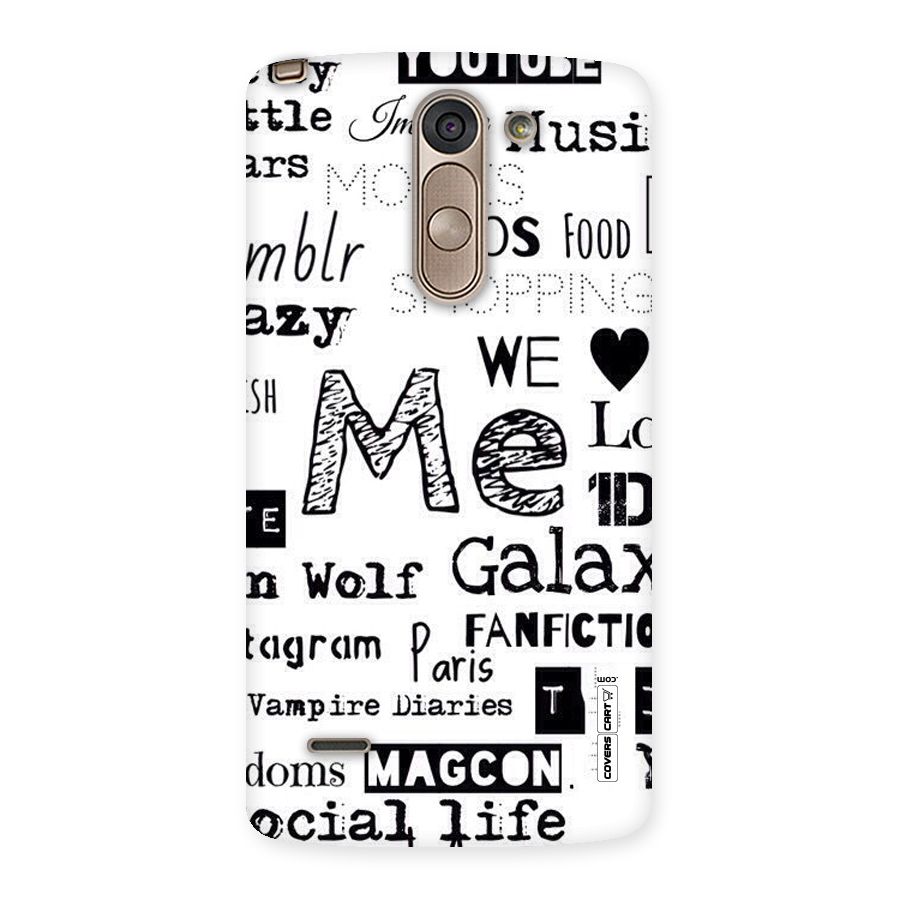 Love Things Back Case for LG G3 Stylus