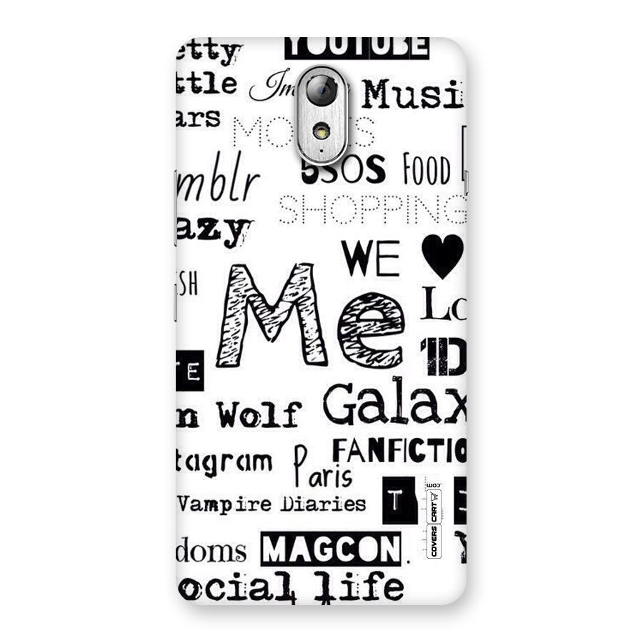 Love Things Back Case for Lenovo Vibe P1M