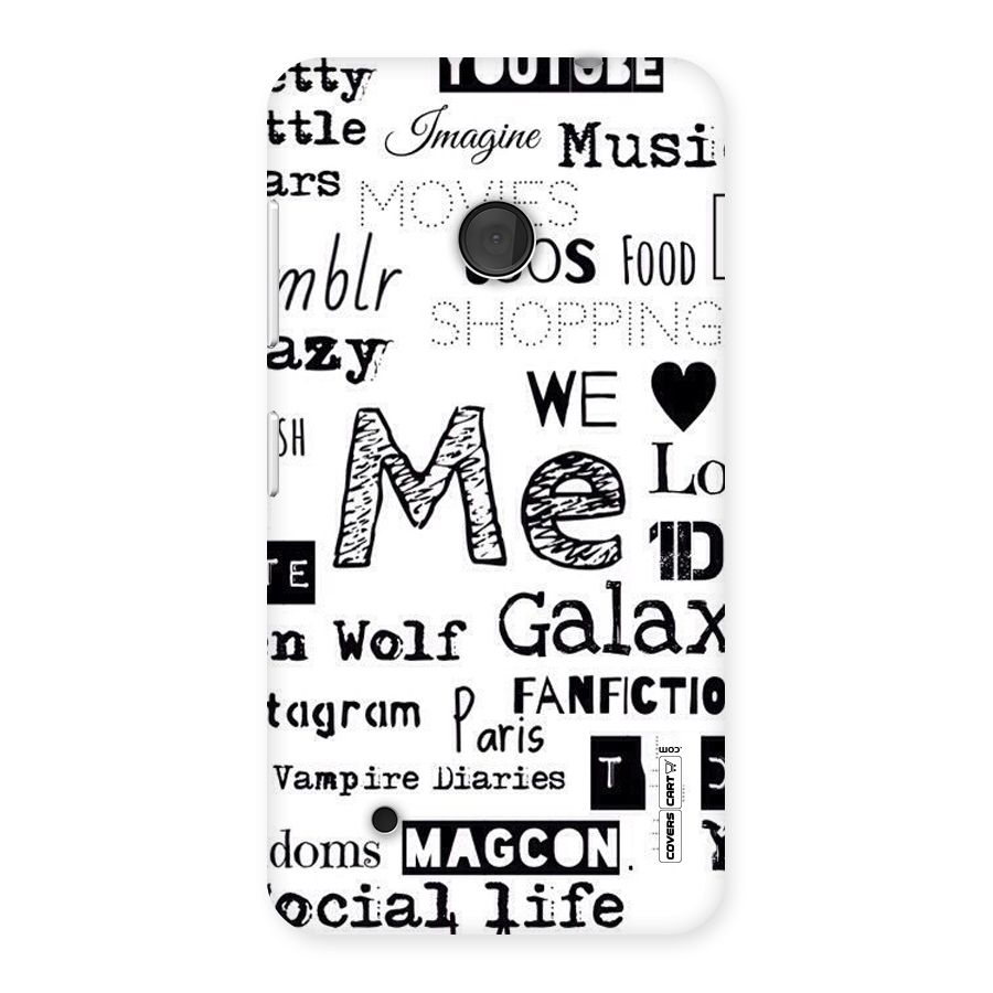 Love Things Back Case for Lumia 530