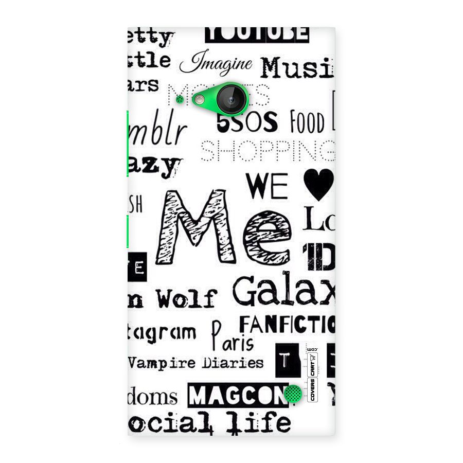 Love Things Back Case for Lumia 730