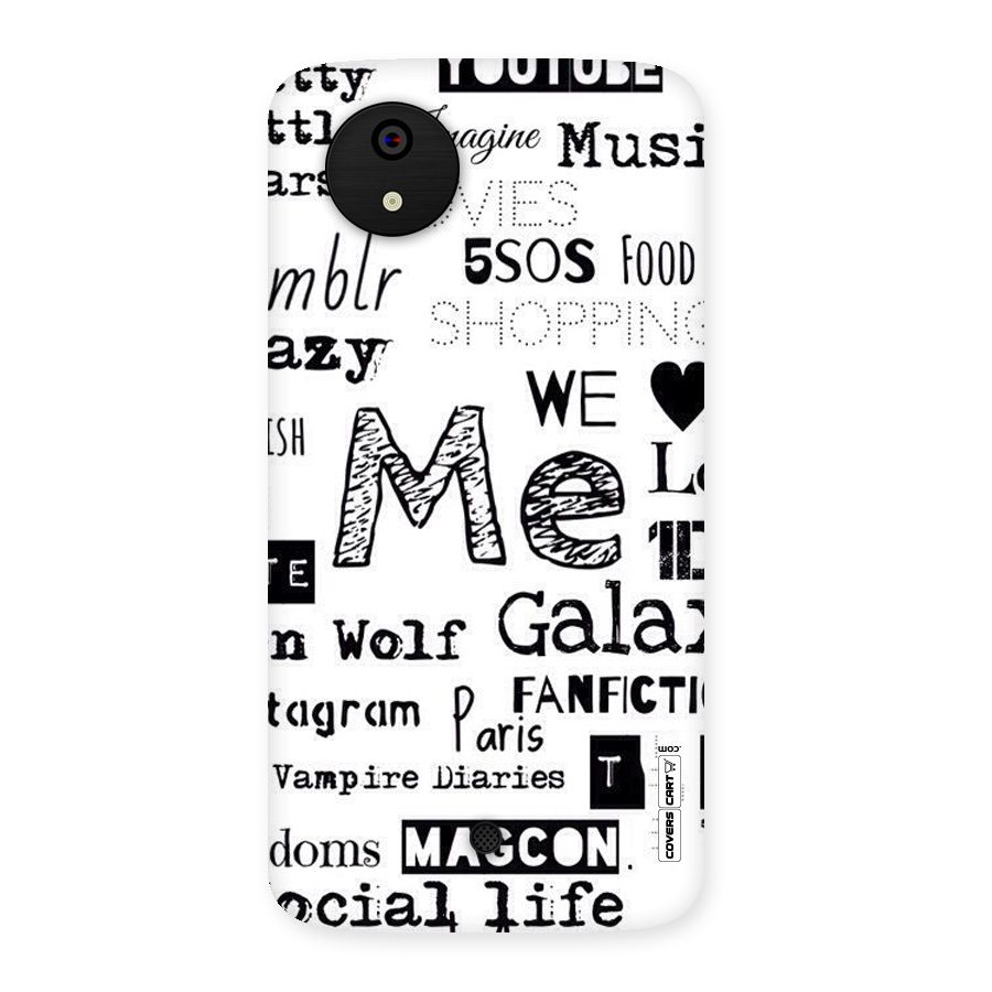 Love Things Back Case for Micromax Canvas A1
