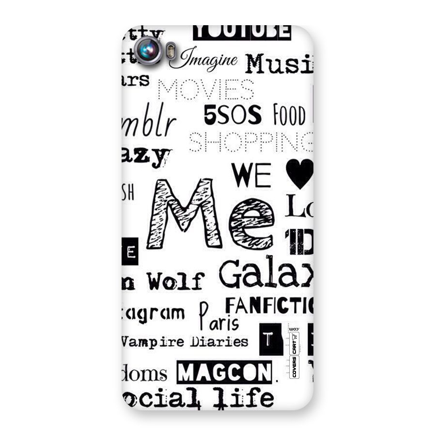 Love Things Back Case for Micromax Canvas Fire 4 A107