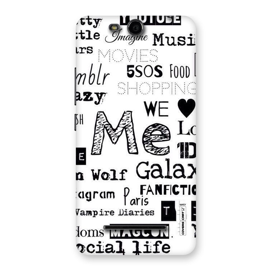 Love Things Back Case for Micromax Canvas Juice 3 Q392