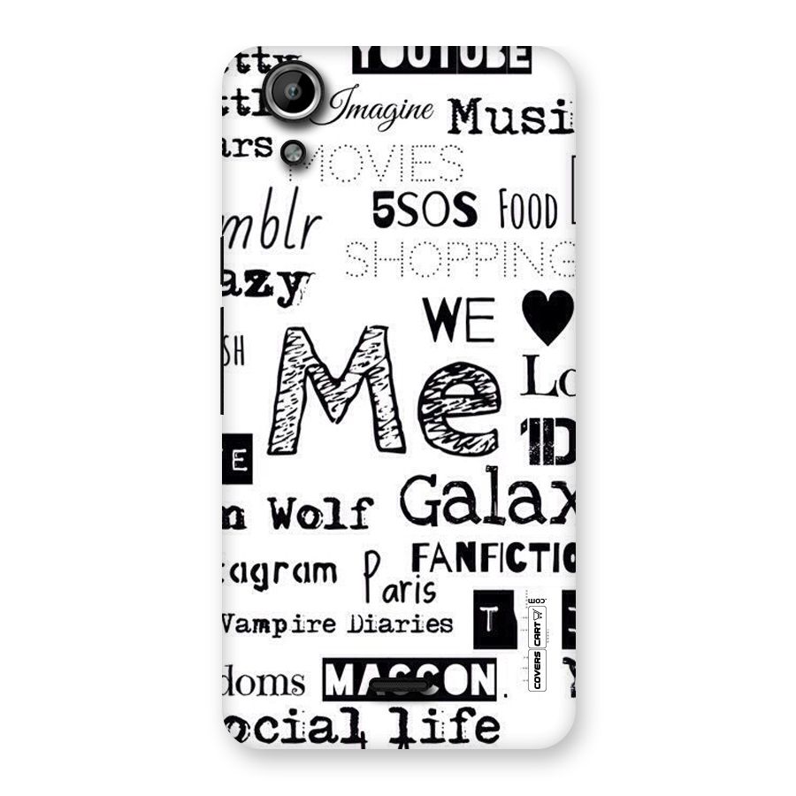 Love Things Back Case for Micromax Canvas Selfie Lens Q345