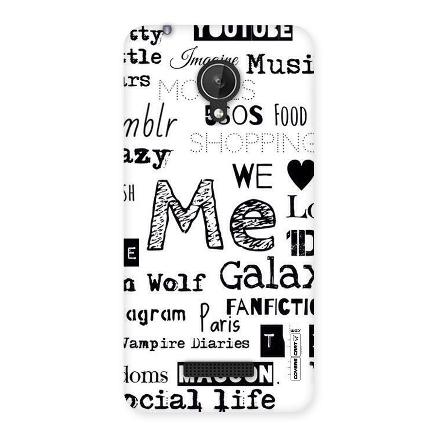Love Things Back Case for Micromax Canvas Spark Q380