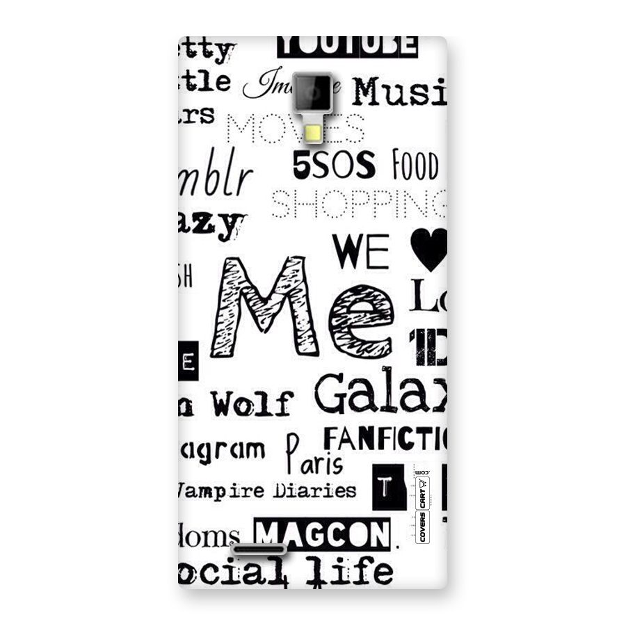 Love Things Back Case for Micromax Canvas Xpress A99