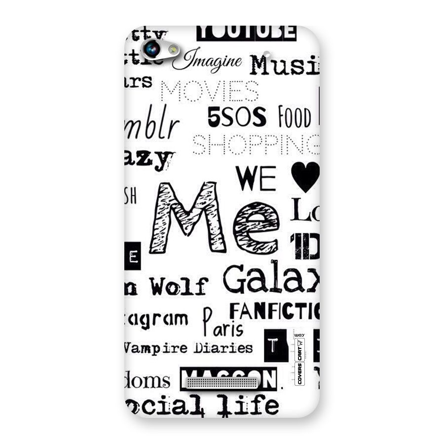 Love Things Back Case for Micromax Hue 2