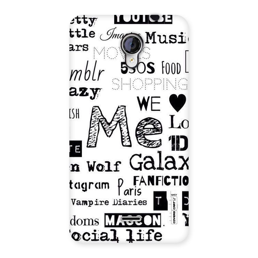 Love Things Back Case for Micromax Unite 2 A106