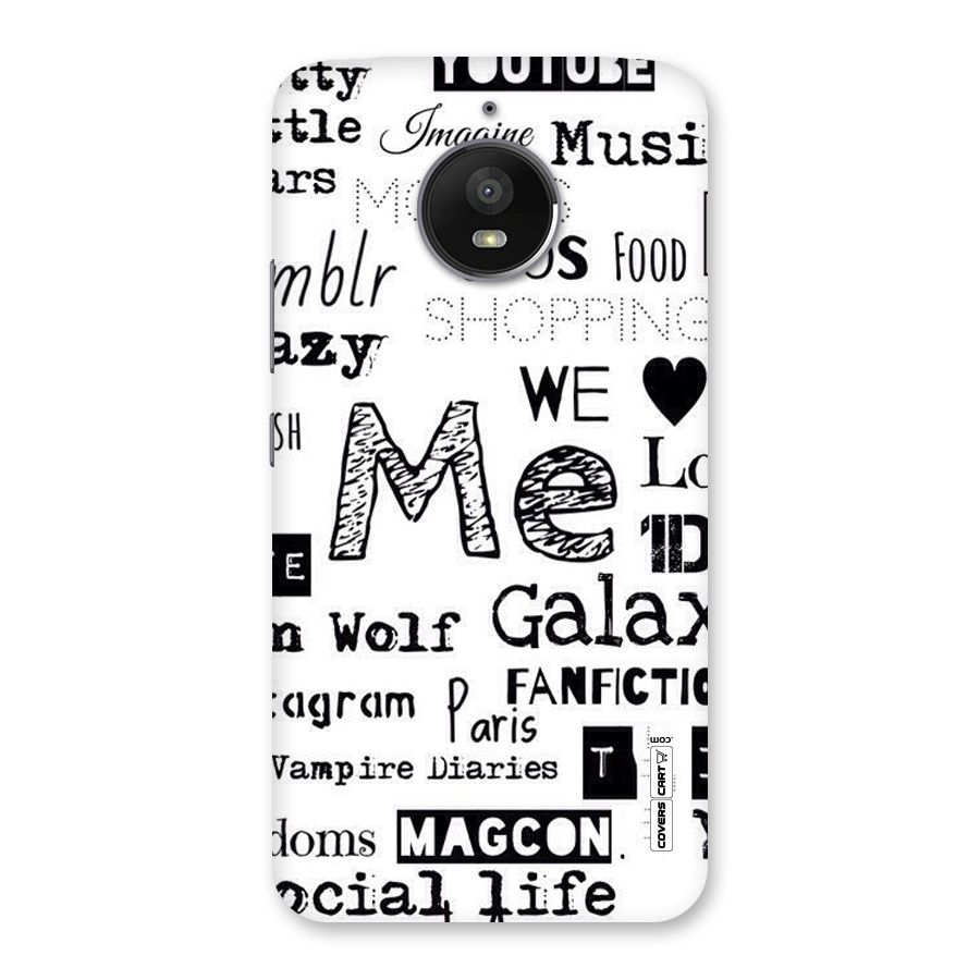 Love Things Back Case for Moto E4 Plus