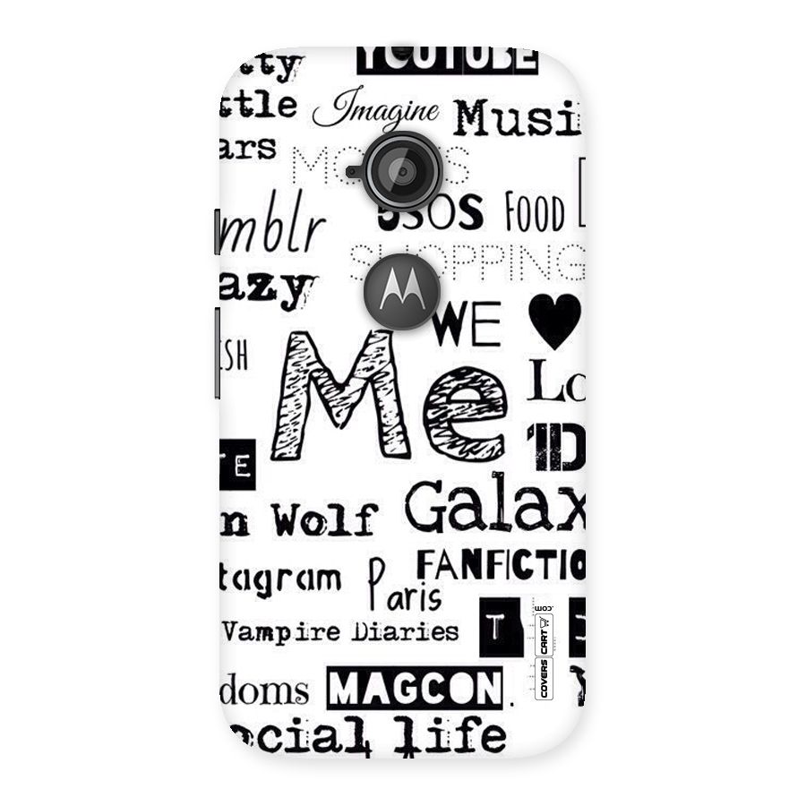 Love Things Back Case for Moto E 2nd Gen