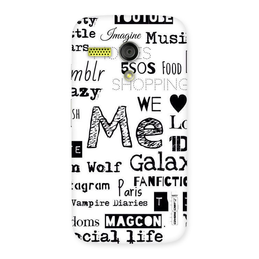 Love Things Back Case for Moto G