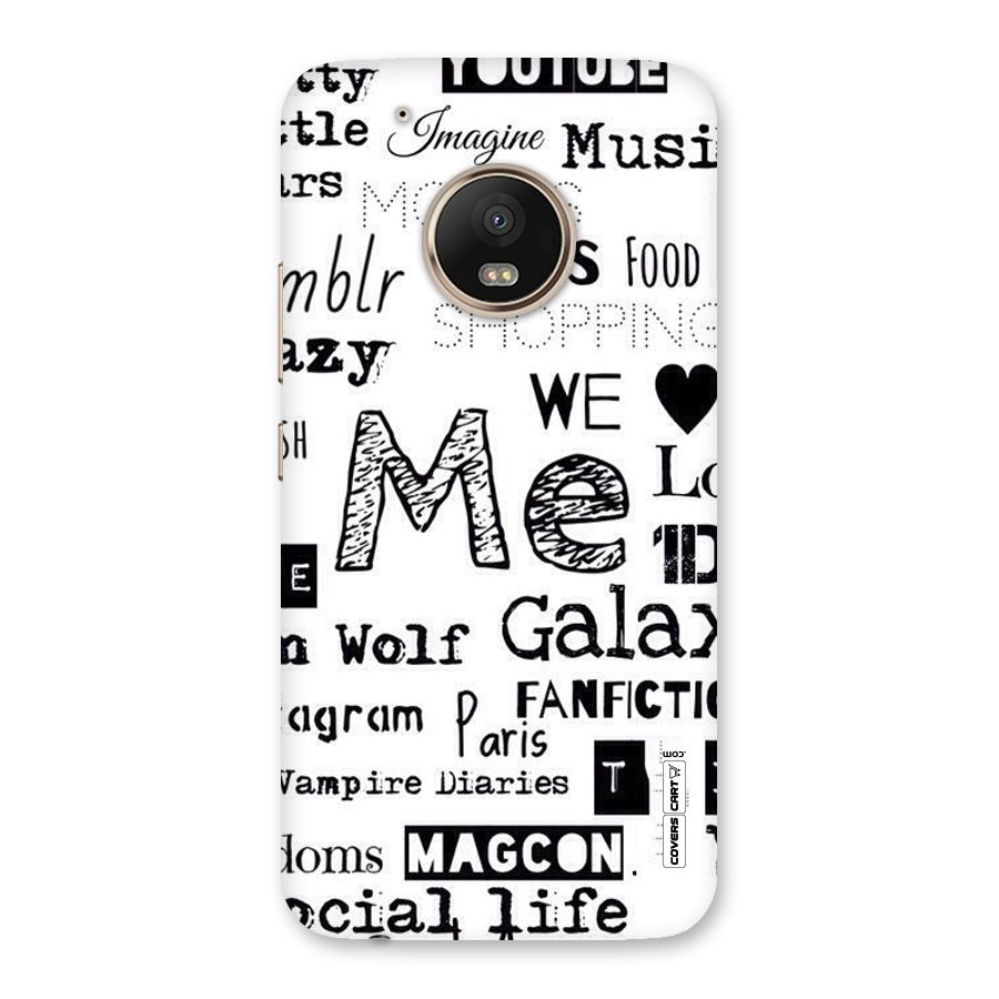 Love Things Back Case for Moto G5 Plus