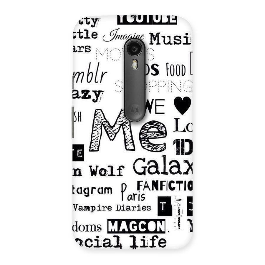 Love Things Back Case for Moto G Turbo