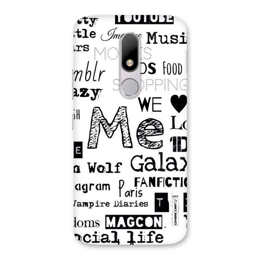 Love Things Back Case for Moto M