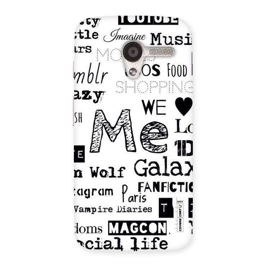 Love Things Back Case for Moto X