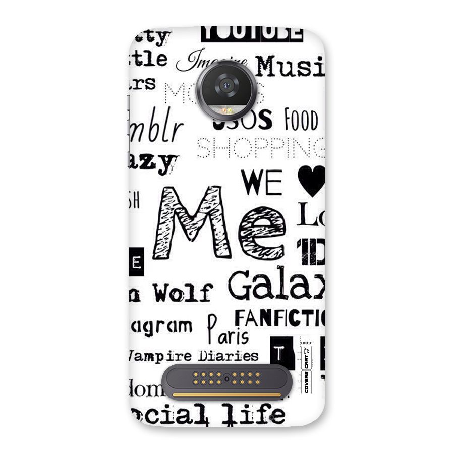 Love Things Back Case for Moto Z2 Play
