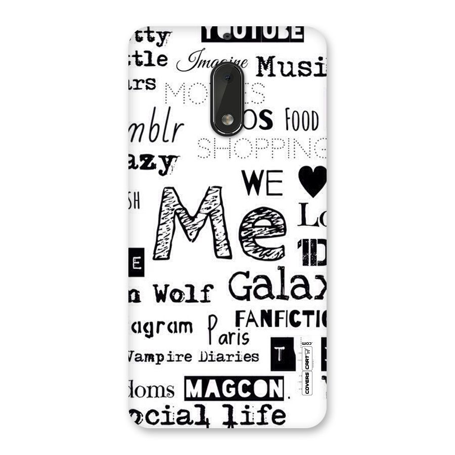 Love Things Back Case for Nokia 6