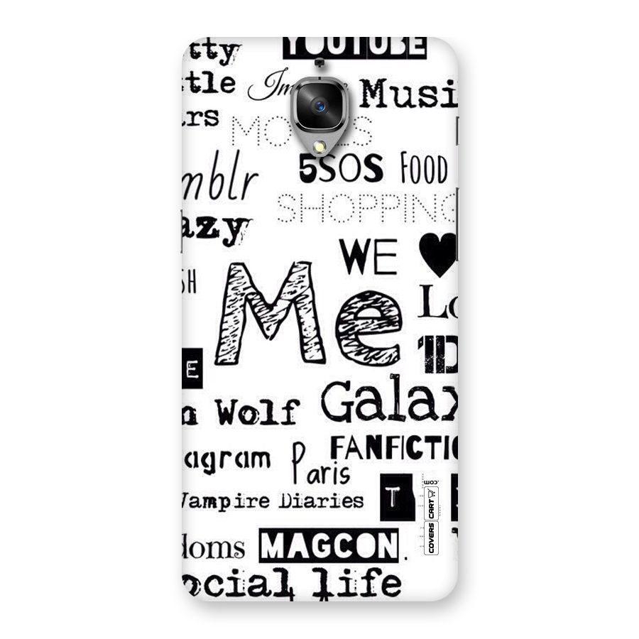 Love Things Back Case for OnePlus 3T