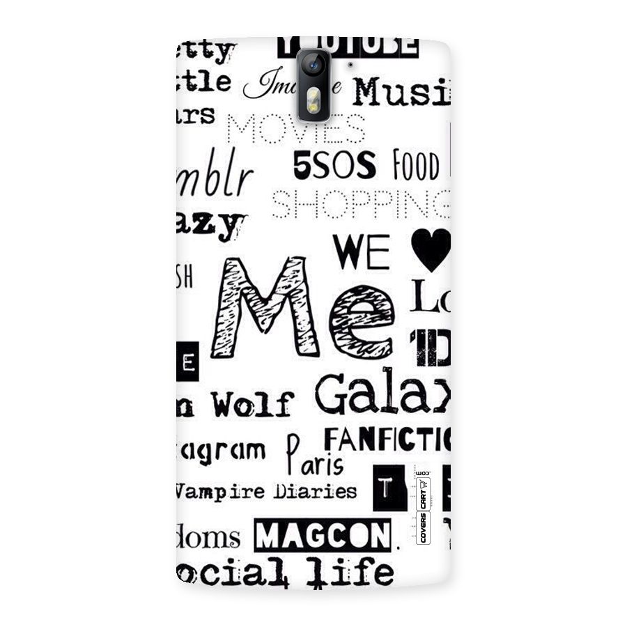 Love Things Back Case for One Plus One