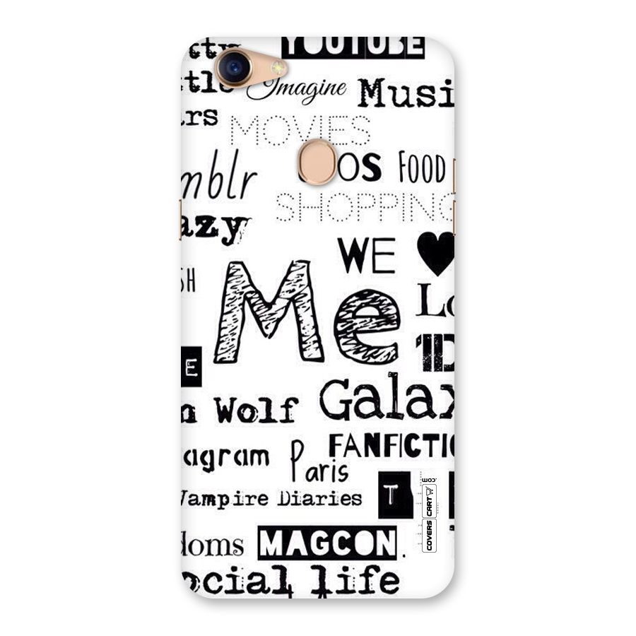 Love Things Back Case for Oppo F5