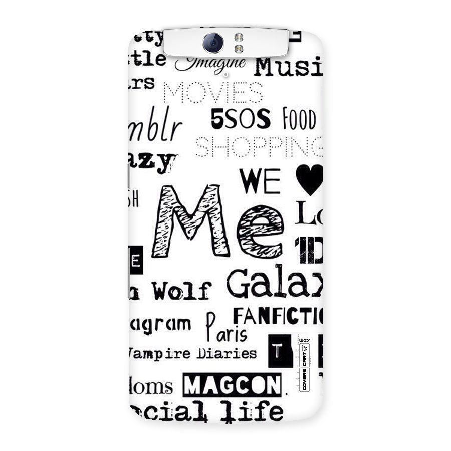 Love Things Back Case for Oppo N1