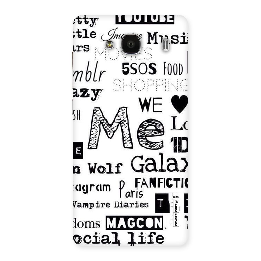 Love Things Back Case for Redmi 2 Prime