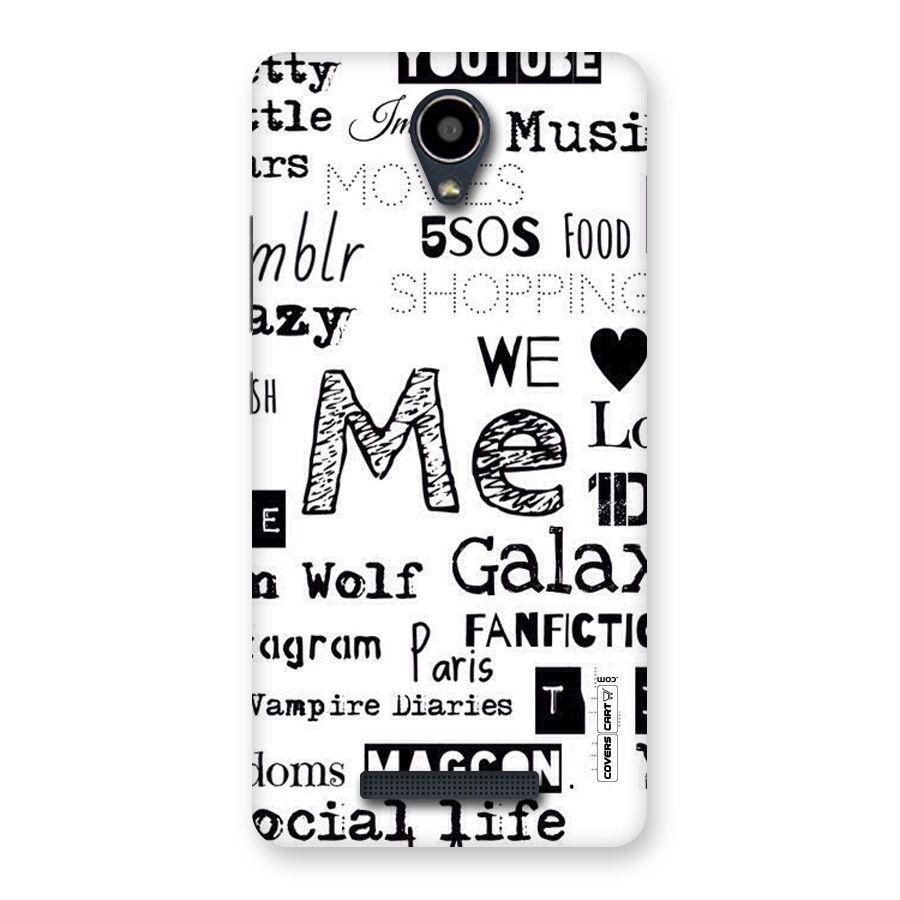 Love Things Back Case for Redmi Note 2
