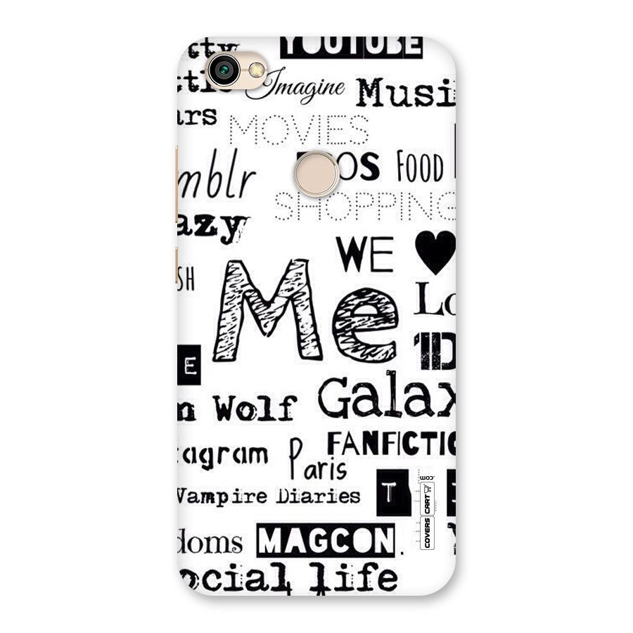 Love Things Back Case for Redmi Y1 2017