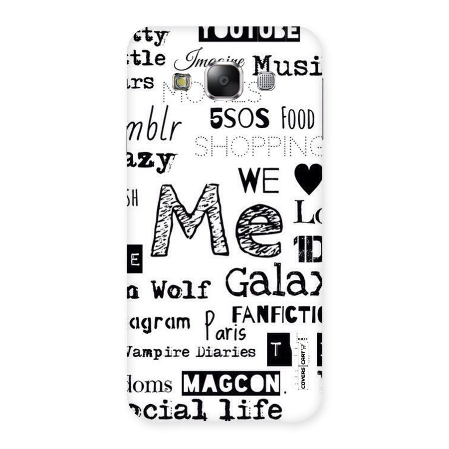 Love Things Back Case for Samsung Galaxy E5