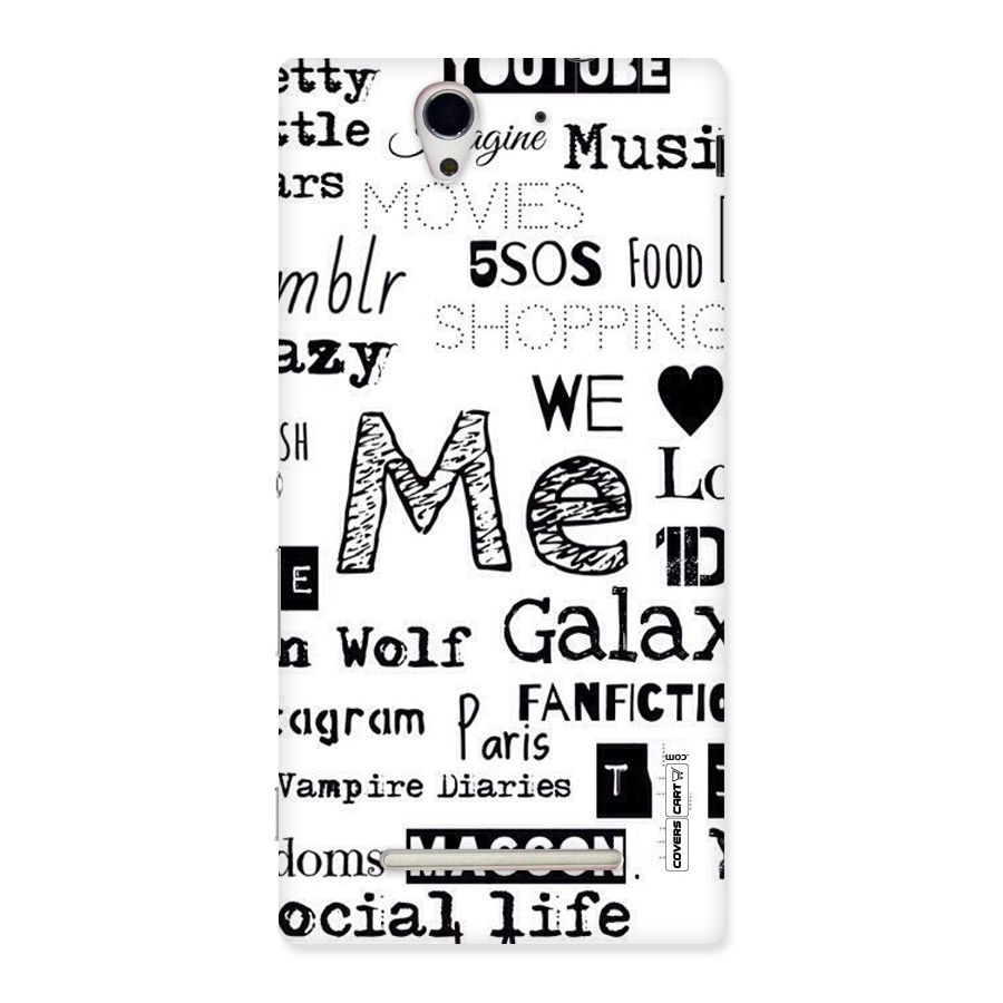Love Things Back Case for Sony Xperia C3