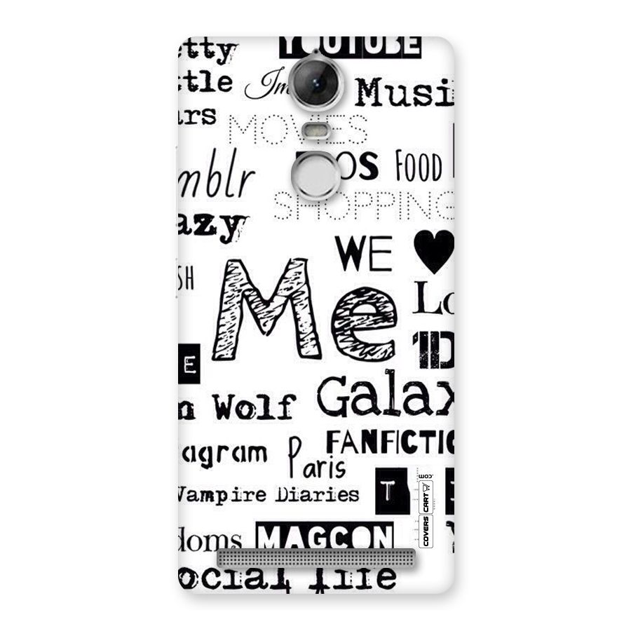 Love Things Back Case for Vibe K5 Note