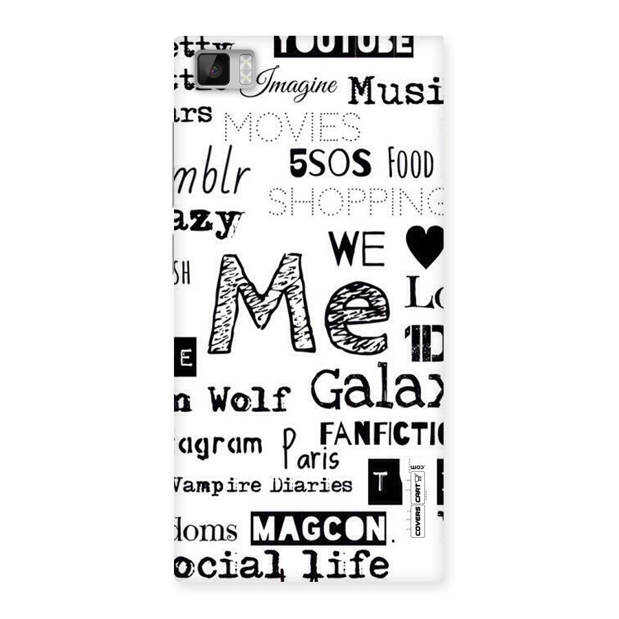 Love Things Back Case for Xiaomi Mi3
