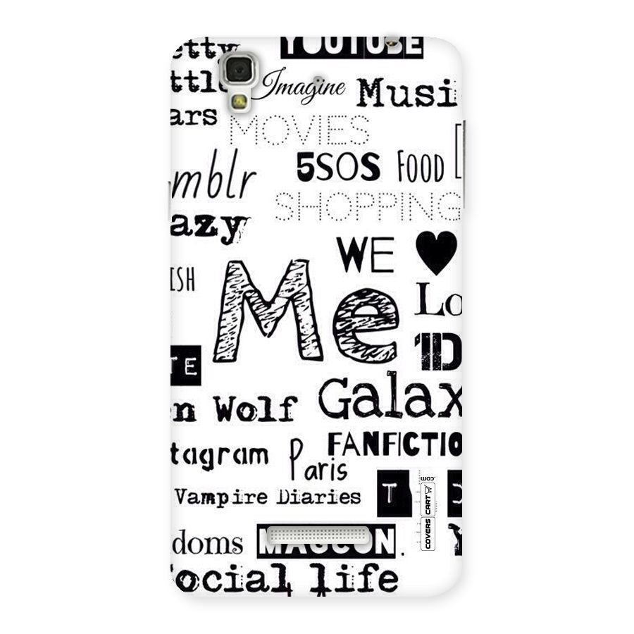 Love Things Back Case for YU Yureka Plus