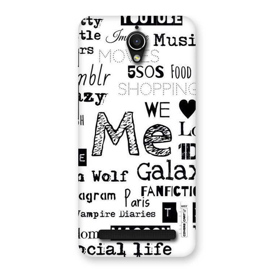 Love Things Back Case for Zenfone Go
