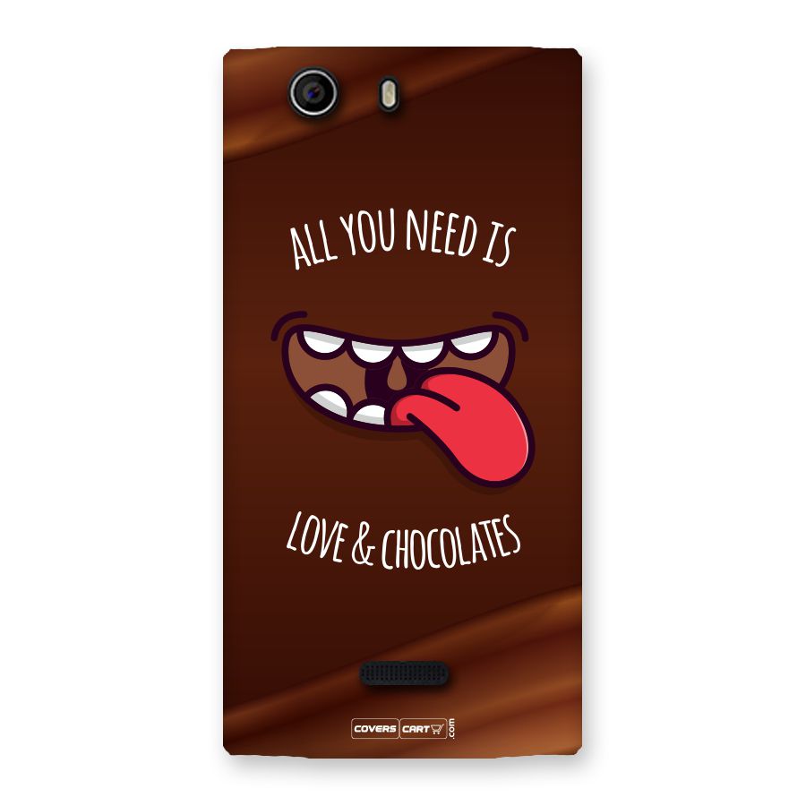 Love and Chocolates Back Case for Canvas Nitro 2