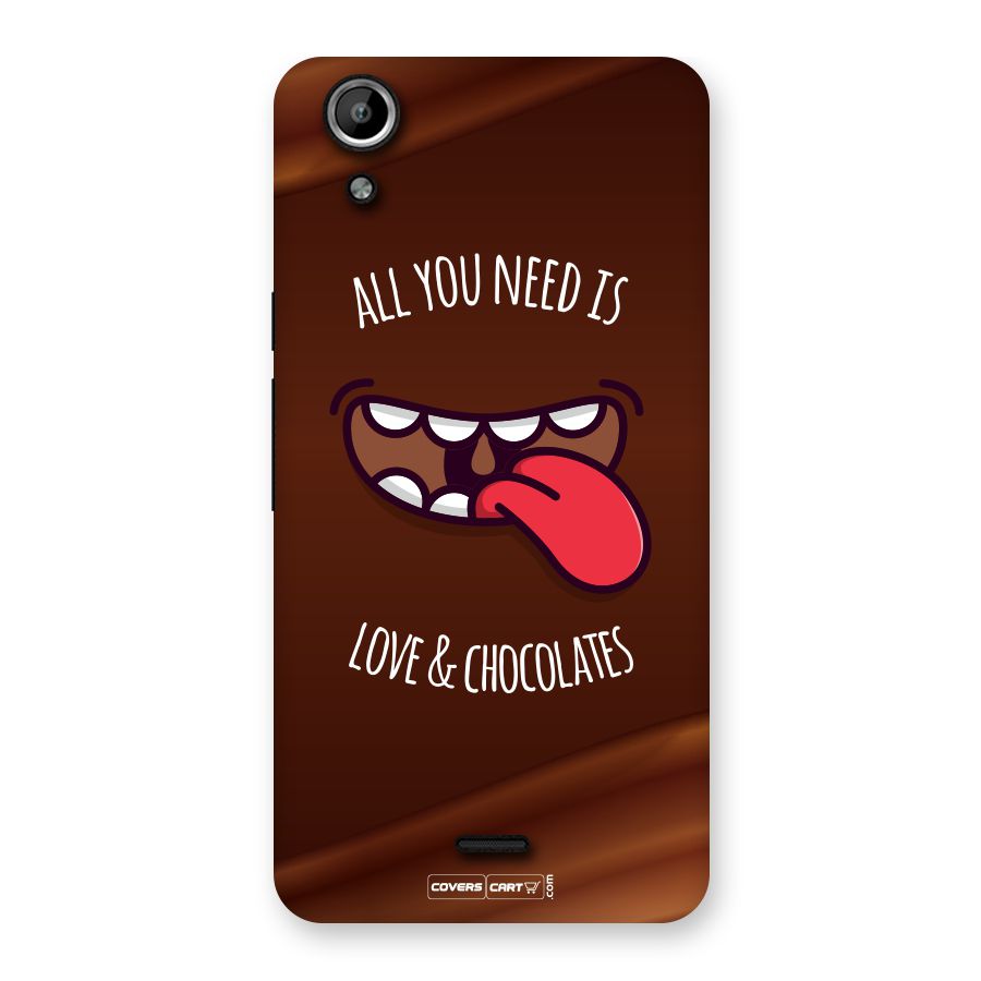 Love and Chocolates Back Case for Canvas Selfie Lens