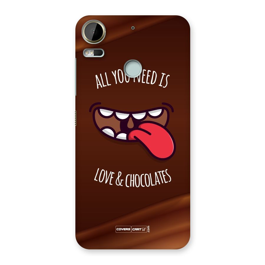 Love and Chocolates Back Case for Desire 10 Pro