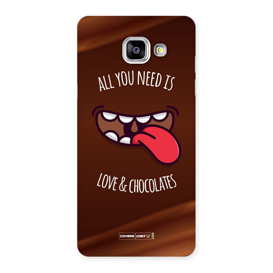 Love and Chocolates Back Case for Galaxy A5 2016